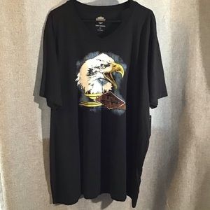 NWT Men’s Harley Davidson V-Neck Eagle Tee